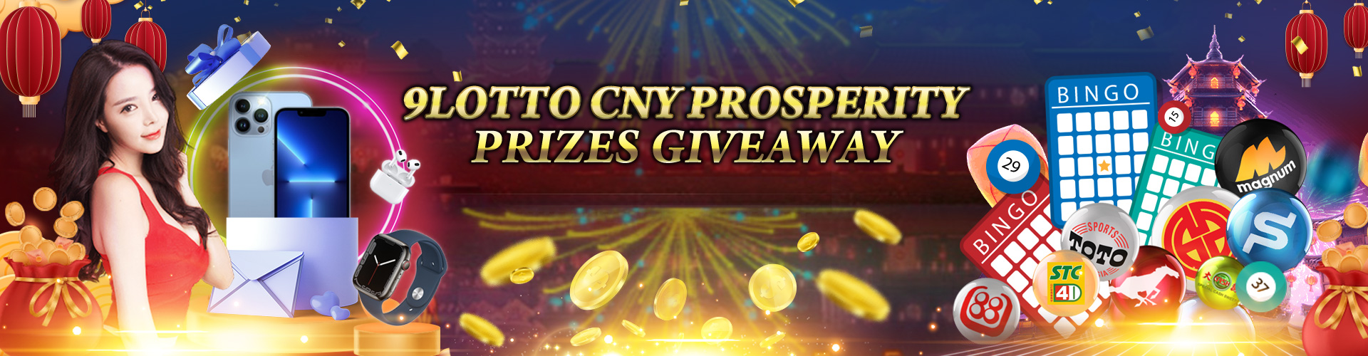 9LOTTO CNY Prosperity Prizes Giveaway