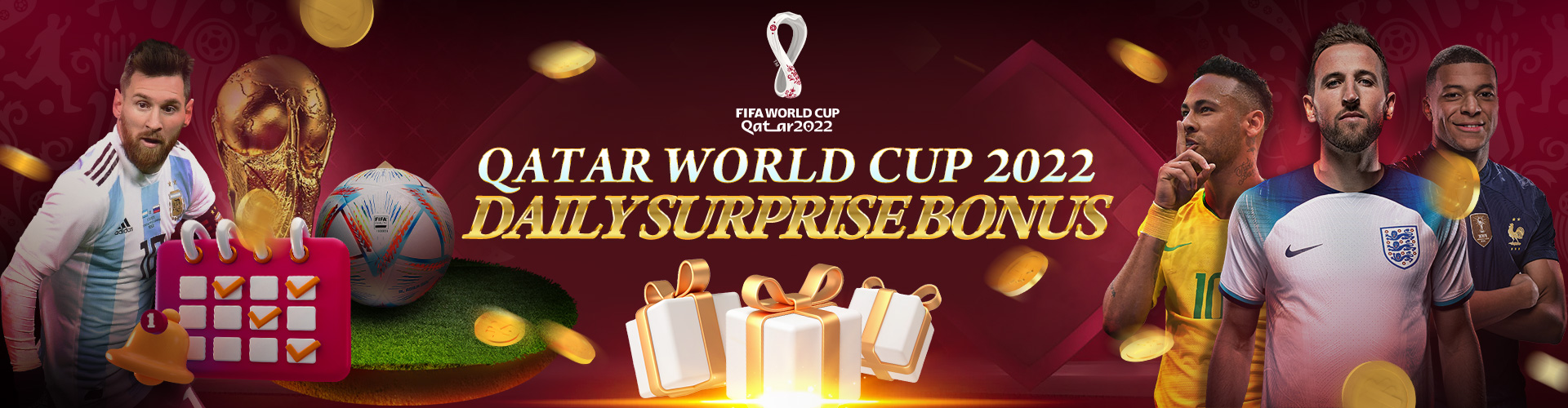 Qatar World Cup 2022 Daily Surprise Bonus